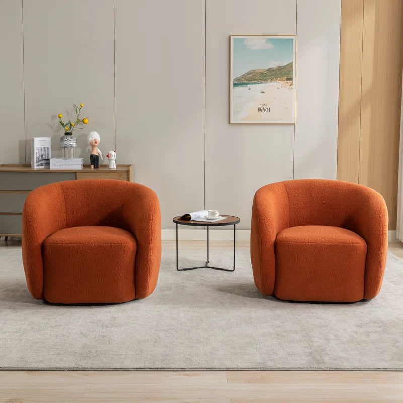 Katherline Upholstered Swivel Armchair